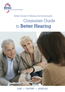 view the bshaa consumer guide to better hearing