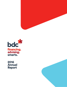 BDC`s 2016 Annual Report