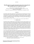 Thin film optical waveguide and optoelectronic device integration for