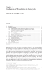 Chapter 2 Mechanism of Translation in Eukaryotes