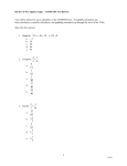 Pre-algebra Compass Test Review Packet