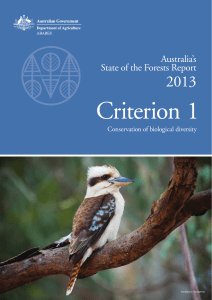 Australia`s State of the Forests Report