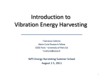 Introduction to Vibration Energy Harvesting