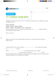 6.1 Cellular respiration