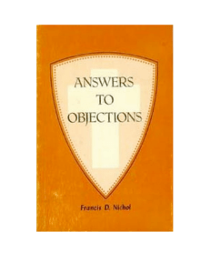Answers To Objections