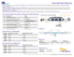 Fiber Split Ratio Reference - Network