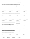 Advanced Math Review 5.1-5.2 Quiz Name: February 2015 Find the