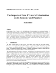 The Impacts of Cote d`Ivoire`s Urbanization on its Economy and