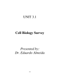 3.1 Cell Biology Survey - Division of Space Life Sciences