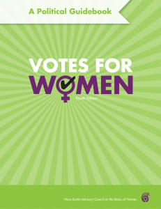 Votes for Women: A Political Guidebook