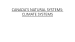 CANADA`S NATURAL SYSTEMS: CLIMATE SYSTEMS