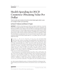 Health Spending In OECD Countries: Obtaining Value Per Dollar