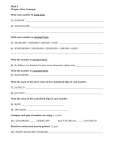 Math 5 Key Concepts