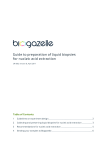 Guide to preparation of liquid biopsies for nucleic acid extraction