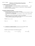 6.1 Multiplying and DIviding Rational Expressions