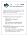 4th Grade Curriculum - Heritage Oak Private Education