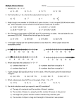 multiple choice review wkst