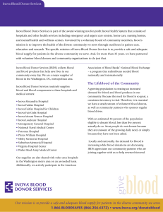 Inova Blood Donor Services