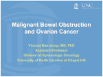 Malignant Bowel Obstruction and Ovarian Cancer