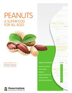 Peanut Nutrition White Paper