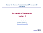 International Economics Lecture 2