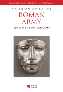A COMPANION TO THE ROMAN ARMY Edited by
