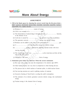 Energy - Assam Valley School