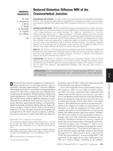 Reduced-Distortion Diffusion MRI of the Craniovertebral Junction