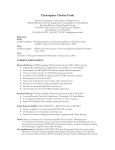 Curriculum Vitae - CHG - University of California, Santa Barbara