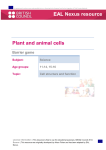 Plant and animal cells Nexus resource - EAL Nexus