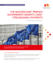 THE MASTERCARD® PREPAID GOVERNMENT BENEFITS CARD
