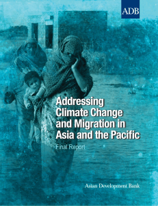 Addressing Climate Change and Migration in Asia