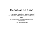 The Archean: 4.6