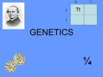Mendel and Genetics