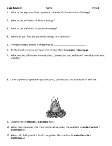 Quiz Review Name Period 1. What is the equation that