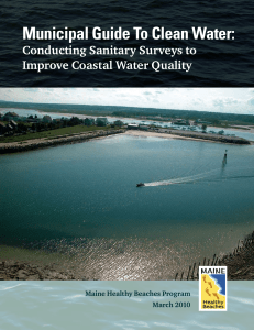 Municipal Guide To Clean Water: Conducting Sanitary Surveys to