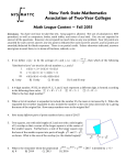 Past Test (Fall 2015)