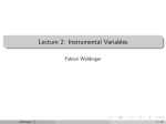 Lecture 2: Instrumental Variables