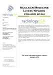 Nuclear Medicine Liver/Spleen colloid scan