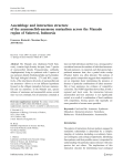 Assemblage and interaction structure of the anemonefish