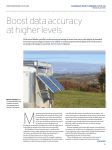 Boost data accuracy at higher levels