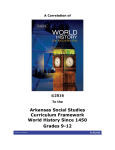 World History, Modern Era