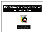 Biochemical Composition of Normal Urine (PDF Available)