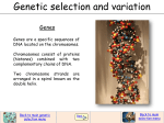 Genetic selection and variation