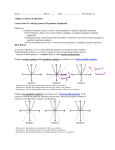 Sec 8.1 Solving Systems of Equations Graphically