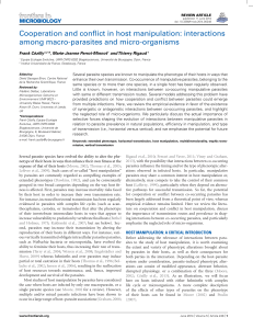 Cooperation and conflict in host manipulation