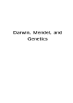 Darwin, Mendel, and Genetics
