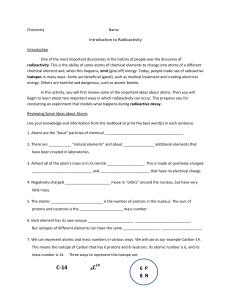 22-Introduction to Radioactivity