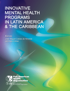 Innovative mental health programs in Latin America and the