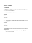 Chapter 5 - Probability